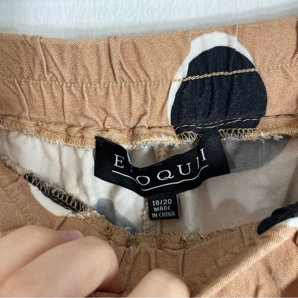 Eloquii Tan and Black Polka Dot Set - Picture 7 of 9